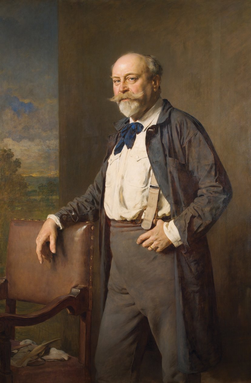 Der Bildhauer Rudolf Weyr von Heinrich von Angeli