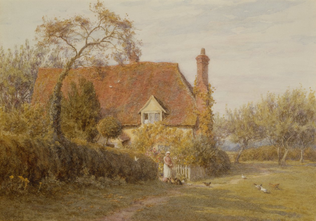 Hedges Farm, East End Farm, Pinner von Helen Allingham