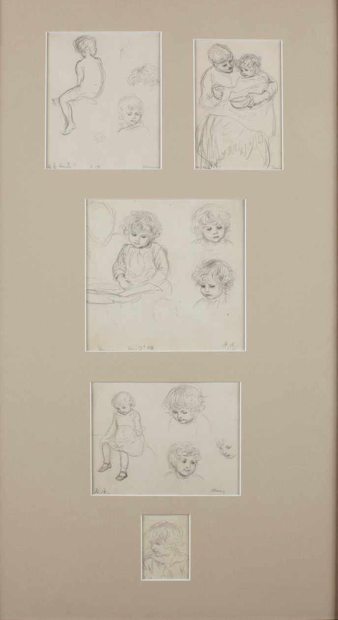 Skizzen von Henry Allingham, um 1884 von Helen Allingham