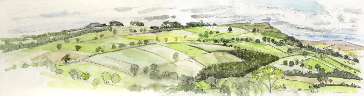 Helton Panorama, 2010 von Helen White