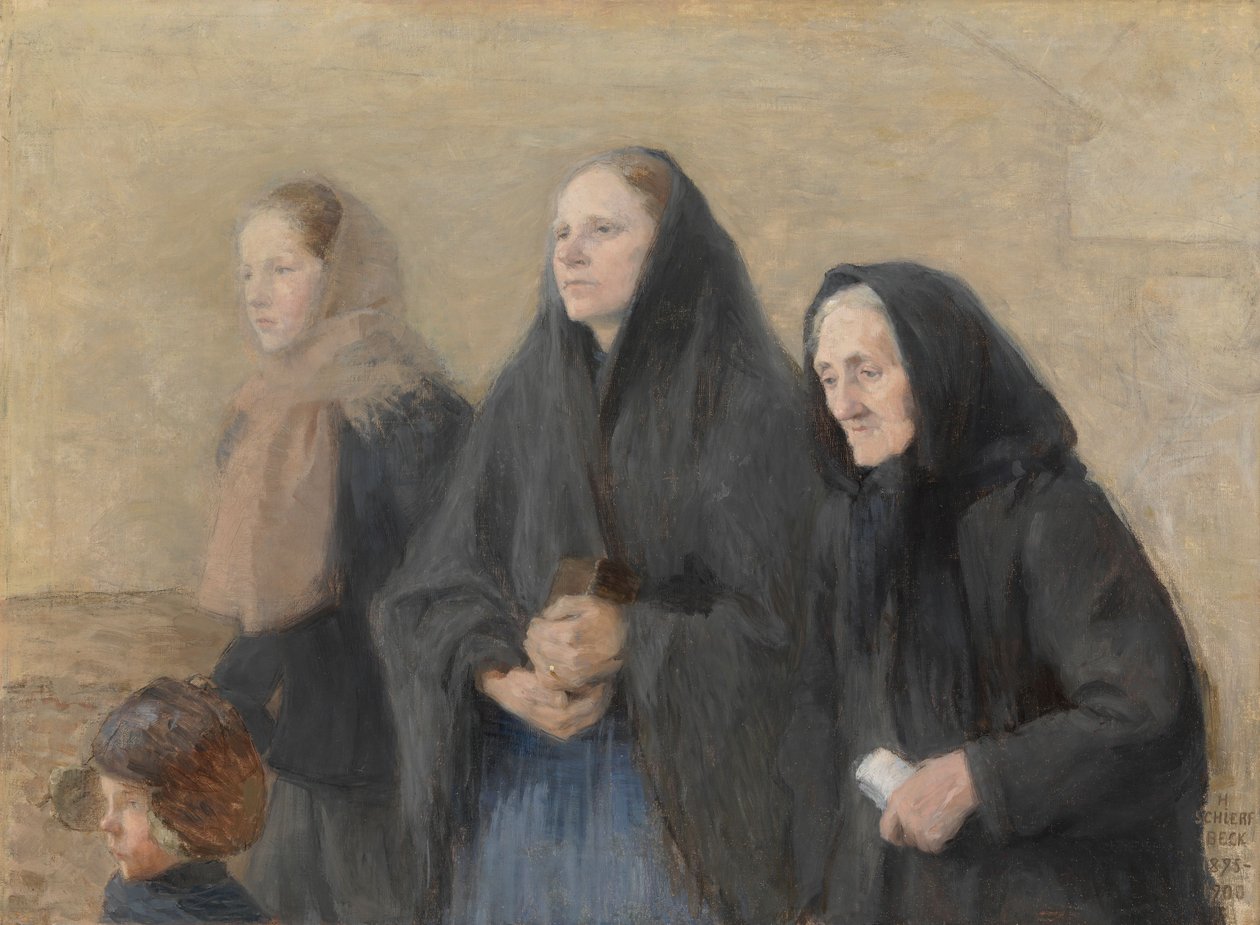 Kirchgänger (Ostermorgen) von Helene Schjerfbeck