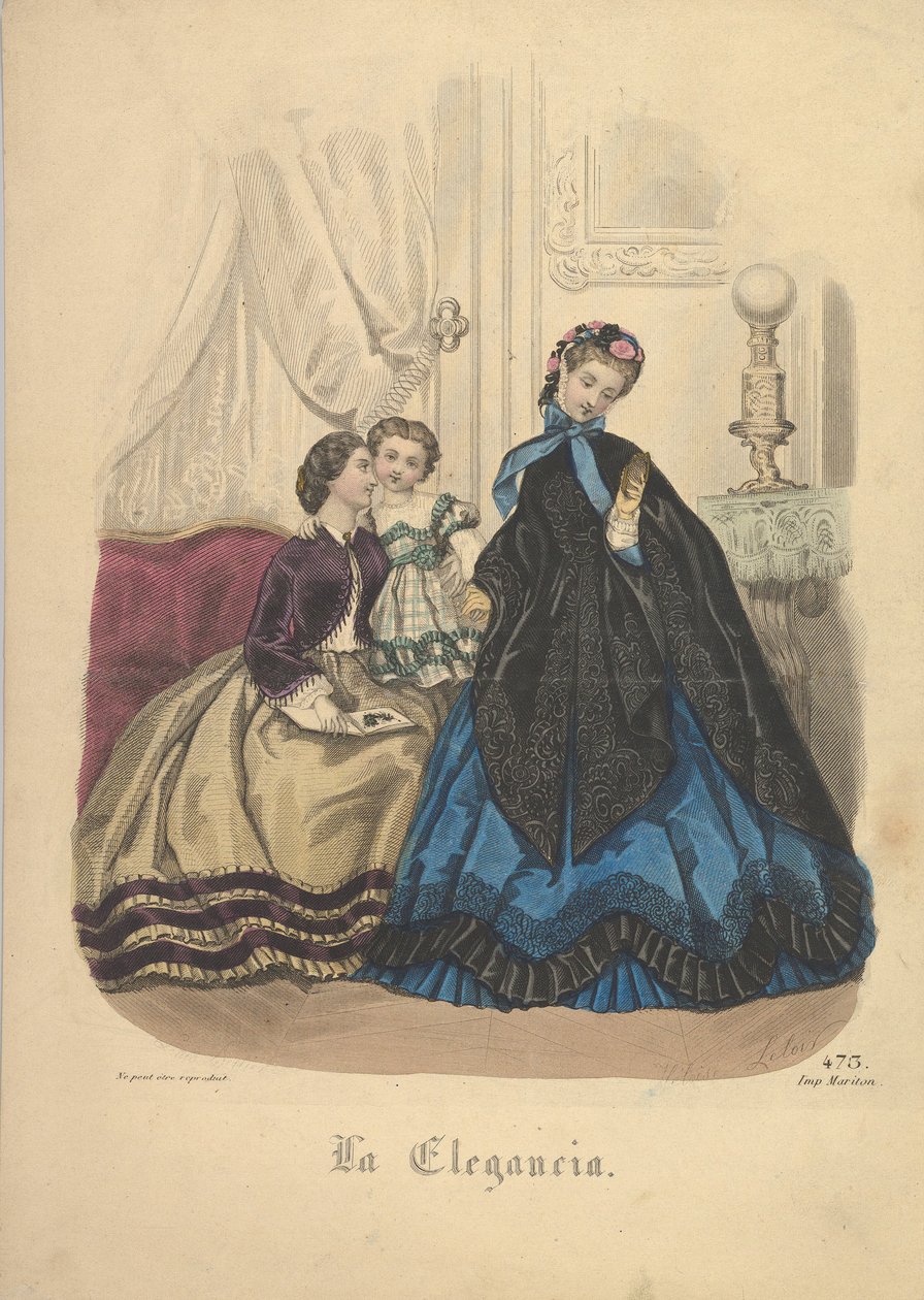Nummer 473 aus La Elegancia Barcelona, 19. Jahrhundert von Heloise Leloir