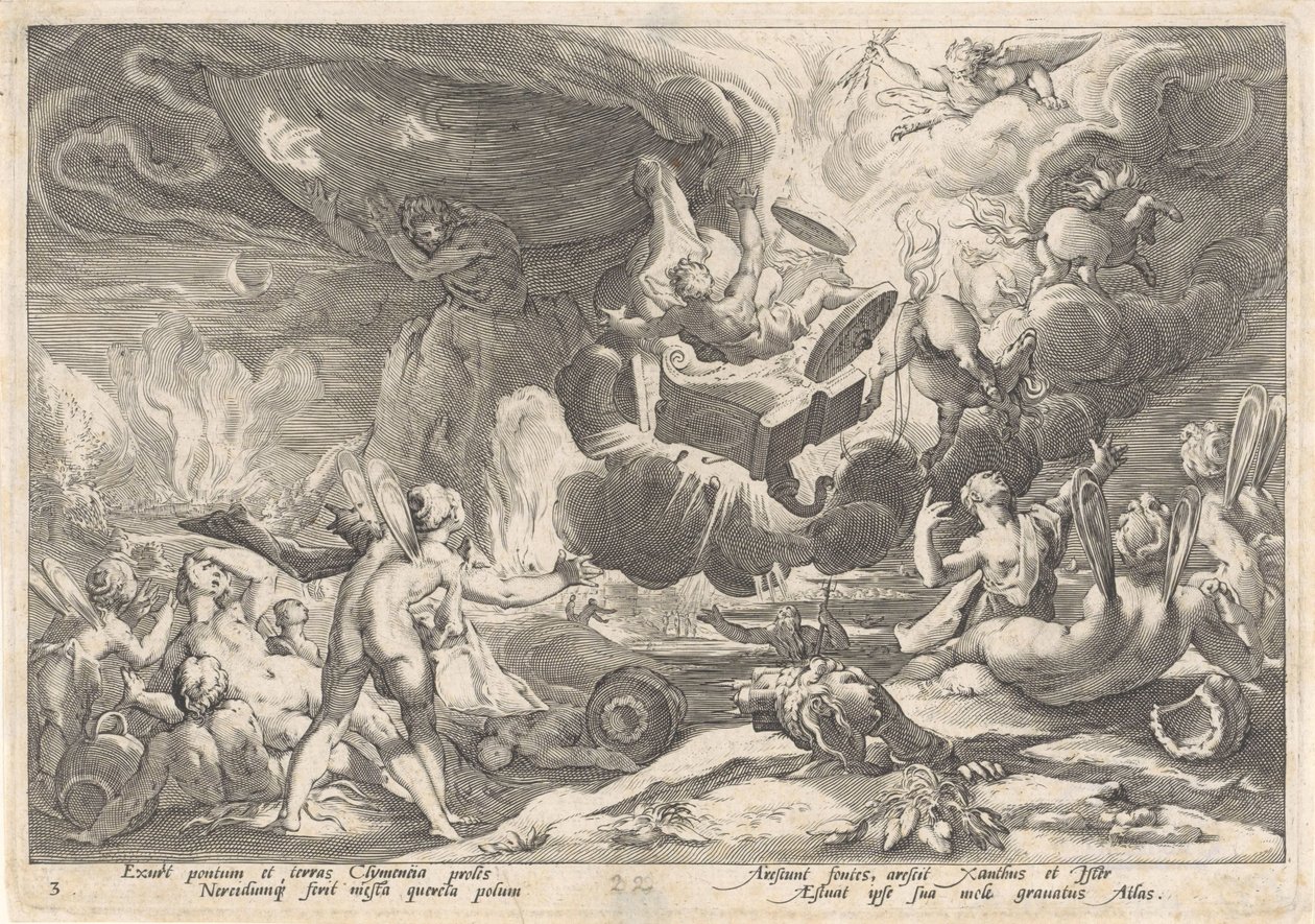 Sturz des Phaëthon von Hendrick Goltzius (workshop of)