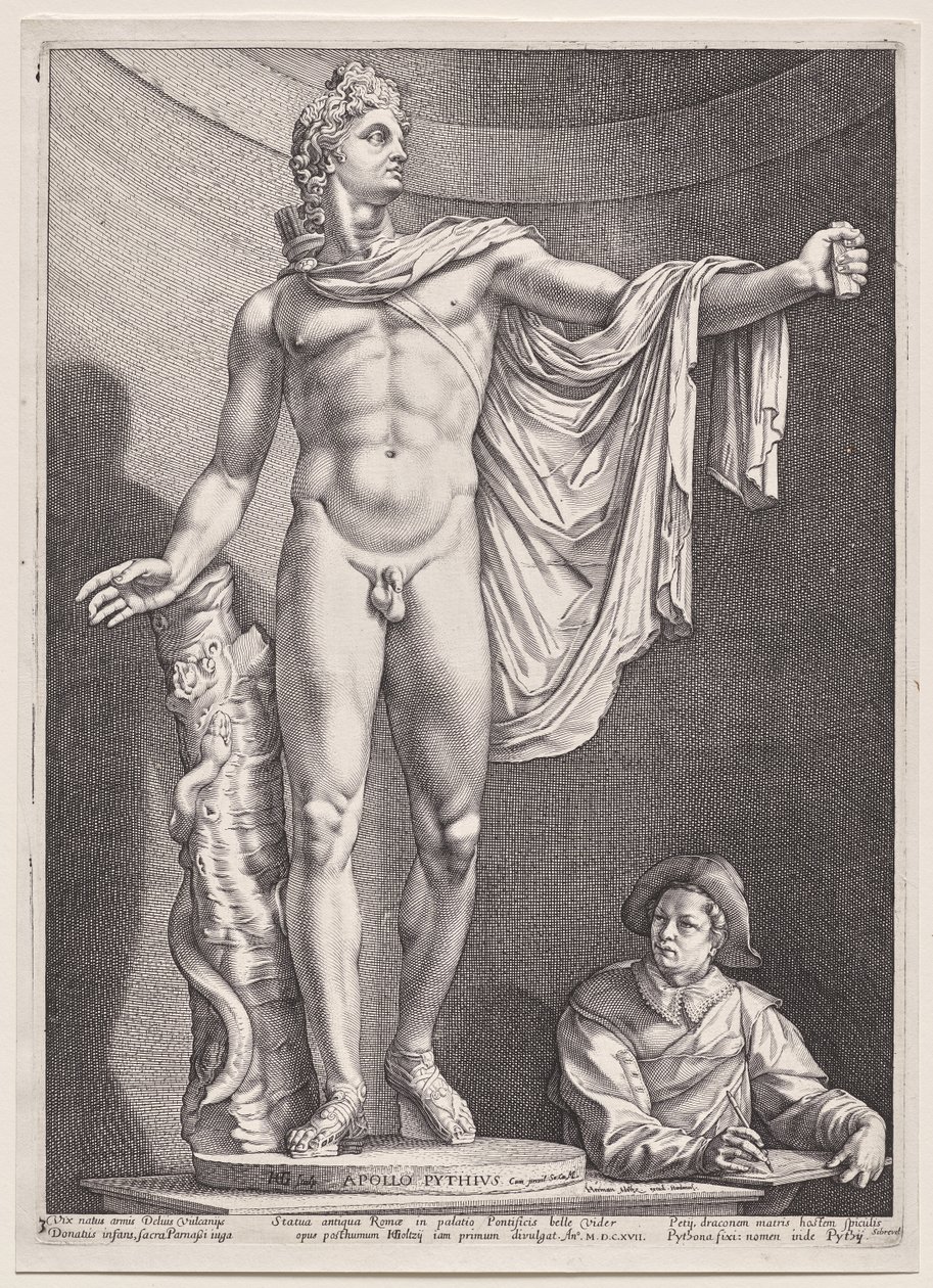 Apoll vom Belvedere von Hendrick Goltzius