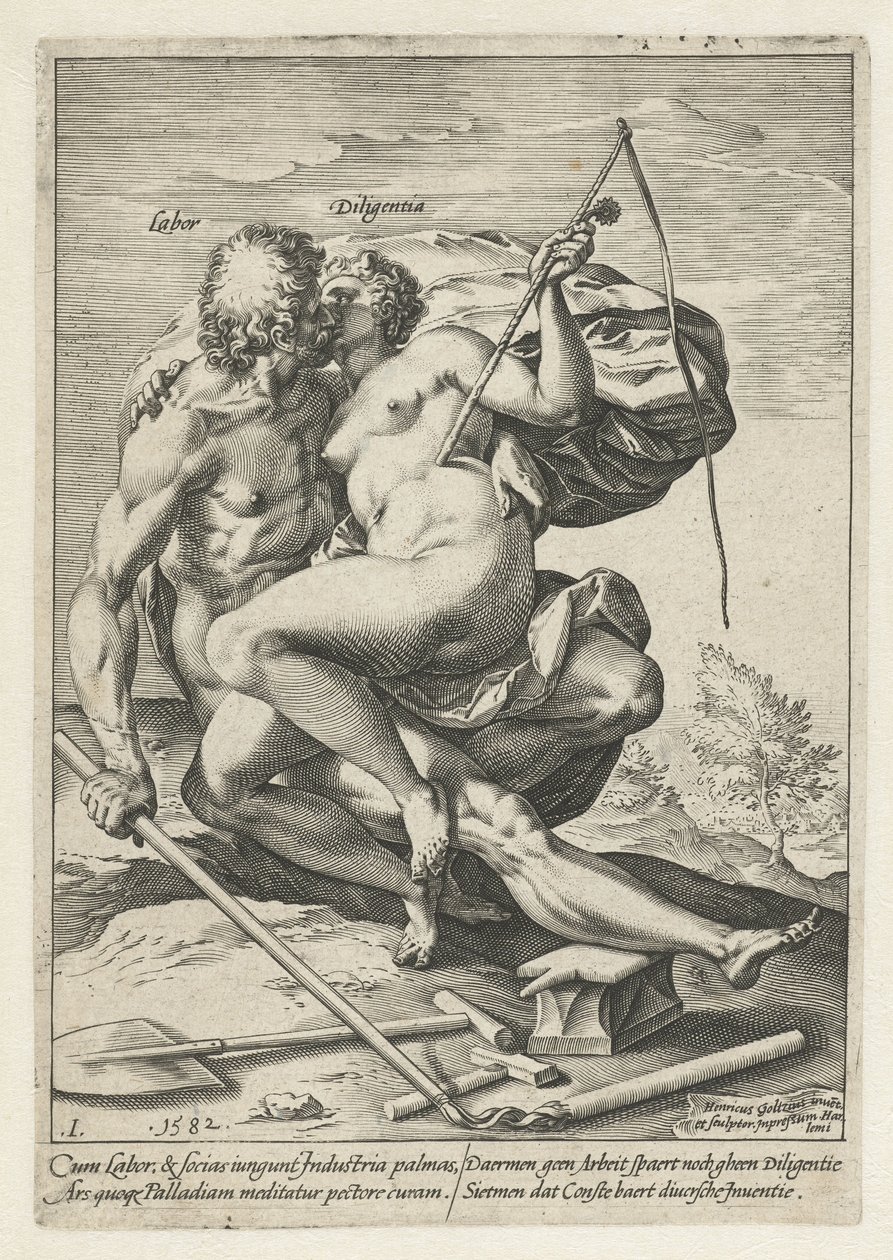 Arbeit und Fleiß von Hendrick Goltzius