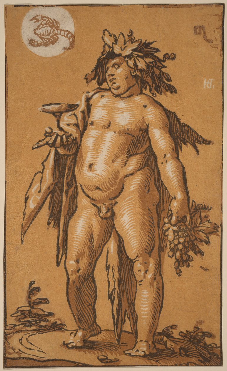 Bacchus von Hendrick Goltzius