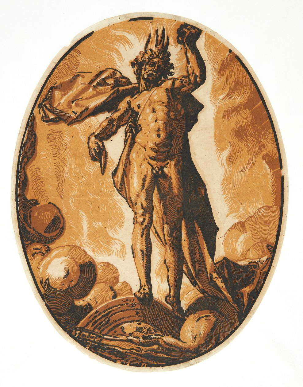 Helios von Hendrick Goltzius