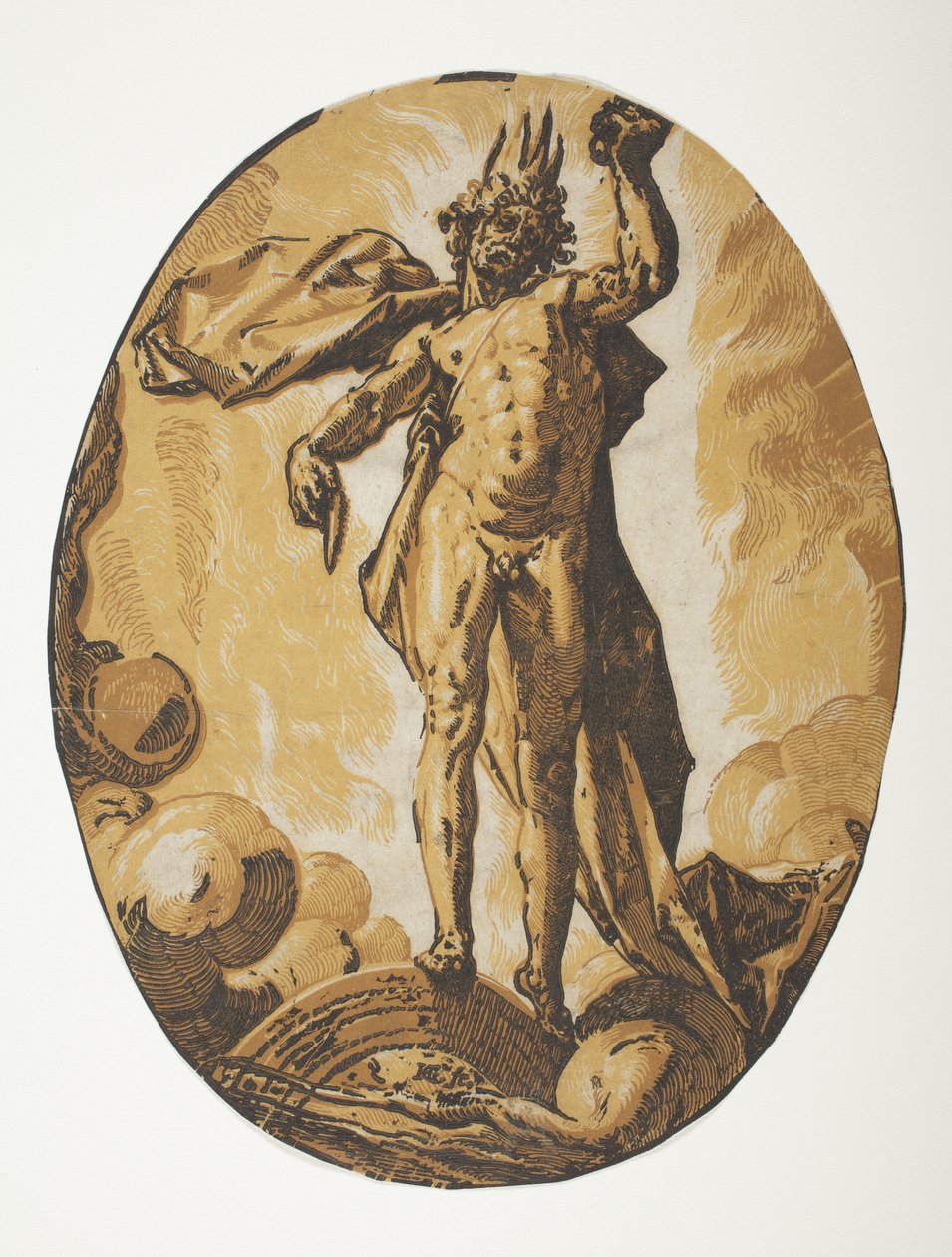 Helios von Hendrick Goltzius