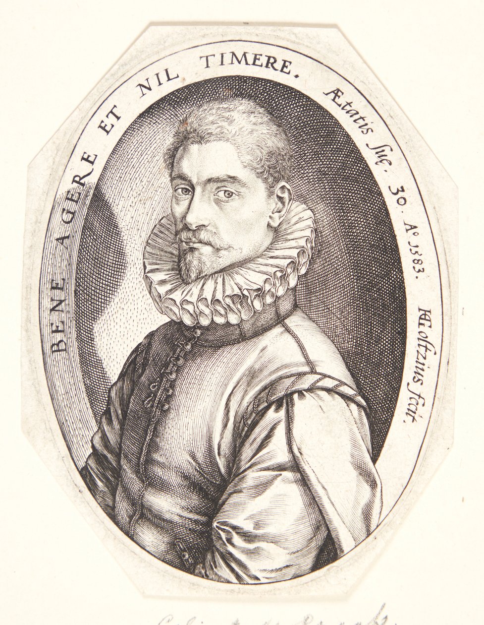 Hieronymus Scholiers von Hendrick Goltzius