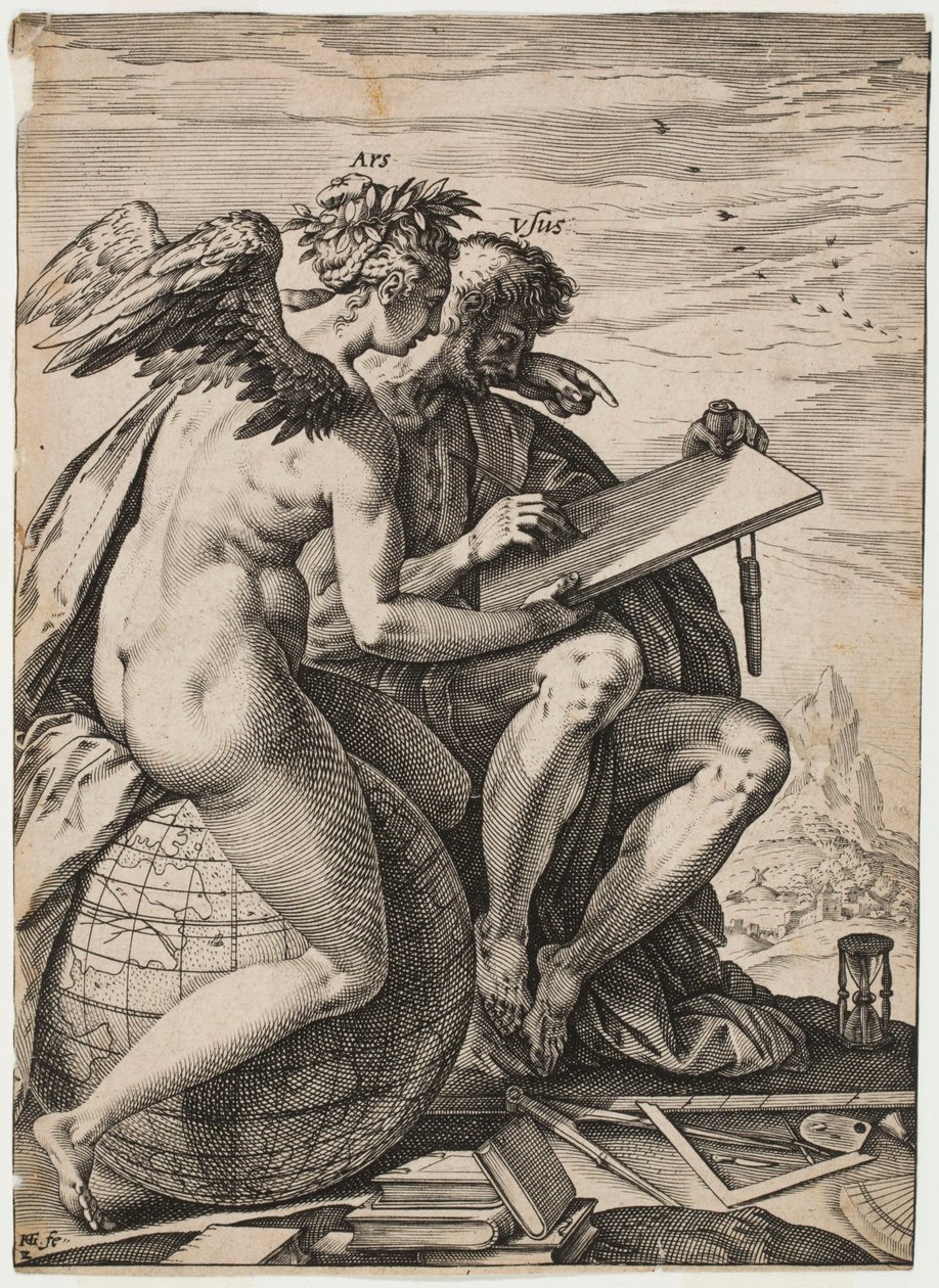 Kunst und Übung (Ars, Usus) von Hendrick Goltzius