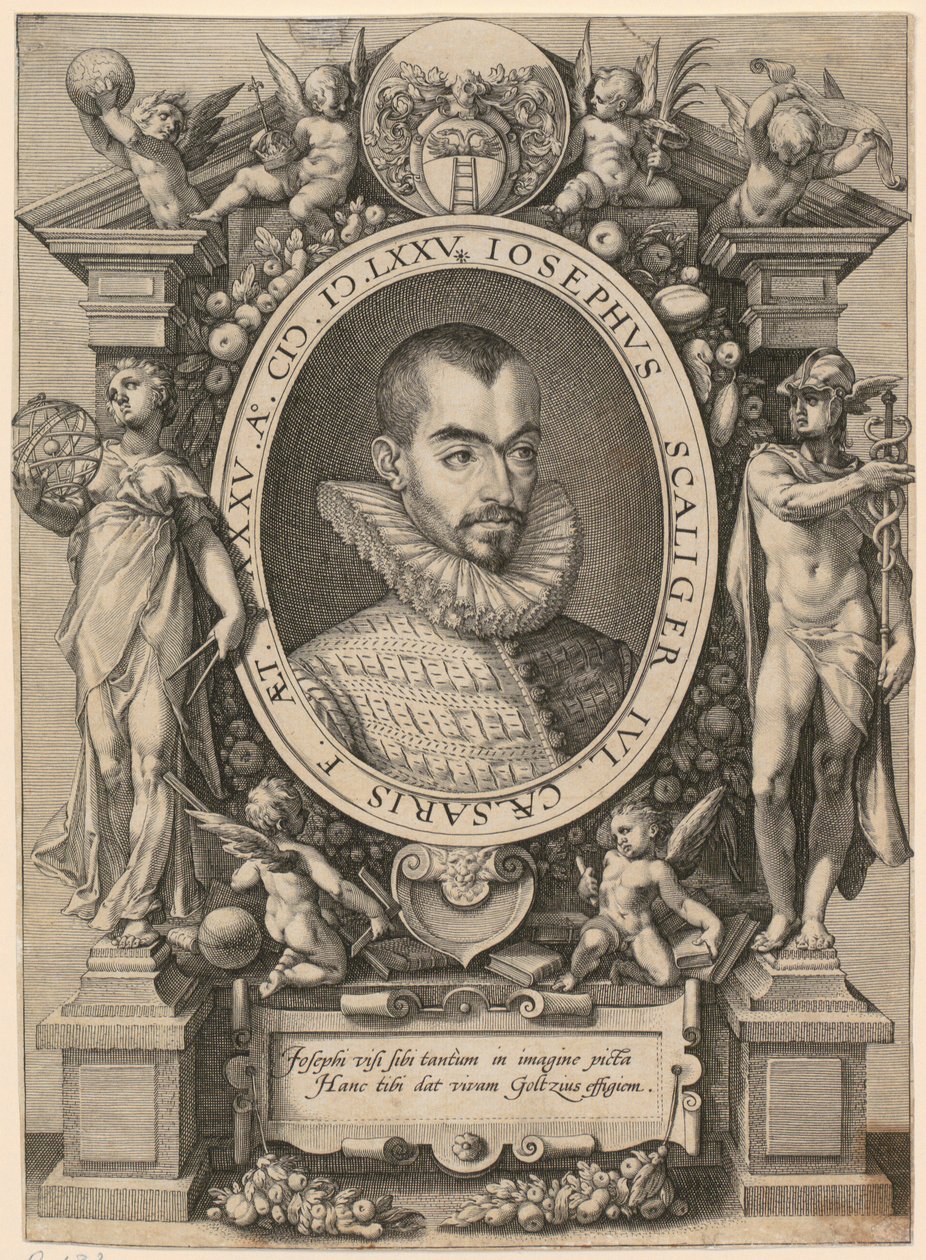 Porträt von Josephus Justus Scaliger von Hendrick Goltzius