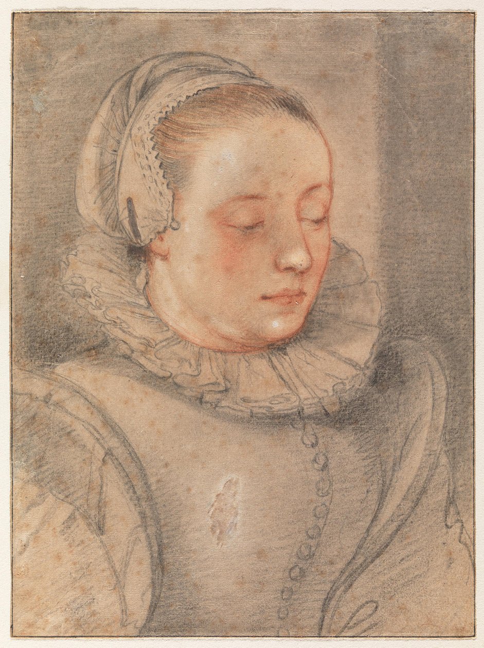 Porträt einer jungen Frau von Hendrick Goltzius