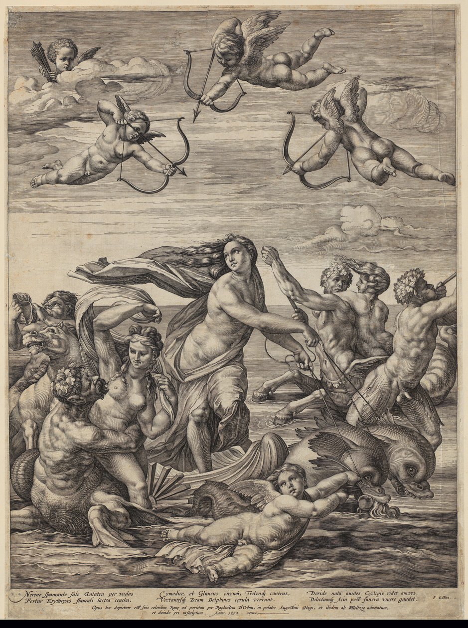 Triumph der Galatea von Hendrick Goltzius