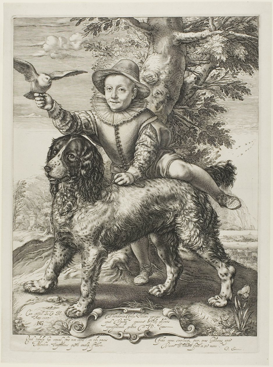Vries, Frederik de (gestorben 1613), Sohn des Malers Dirck de Vries, Schüler von Goltzius, mit Goltzius