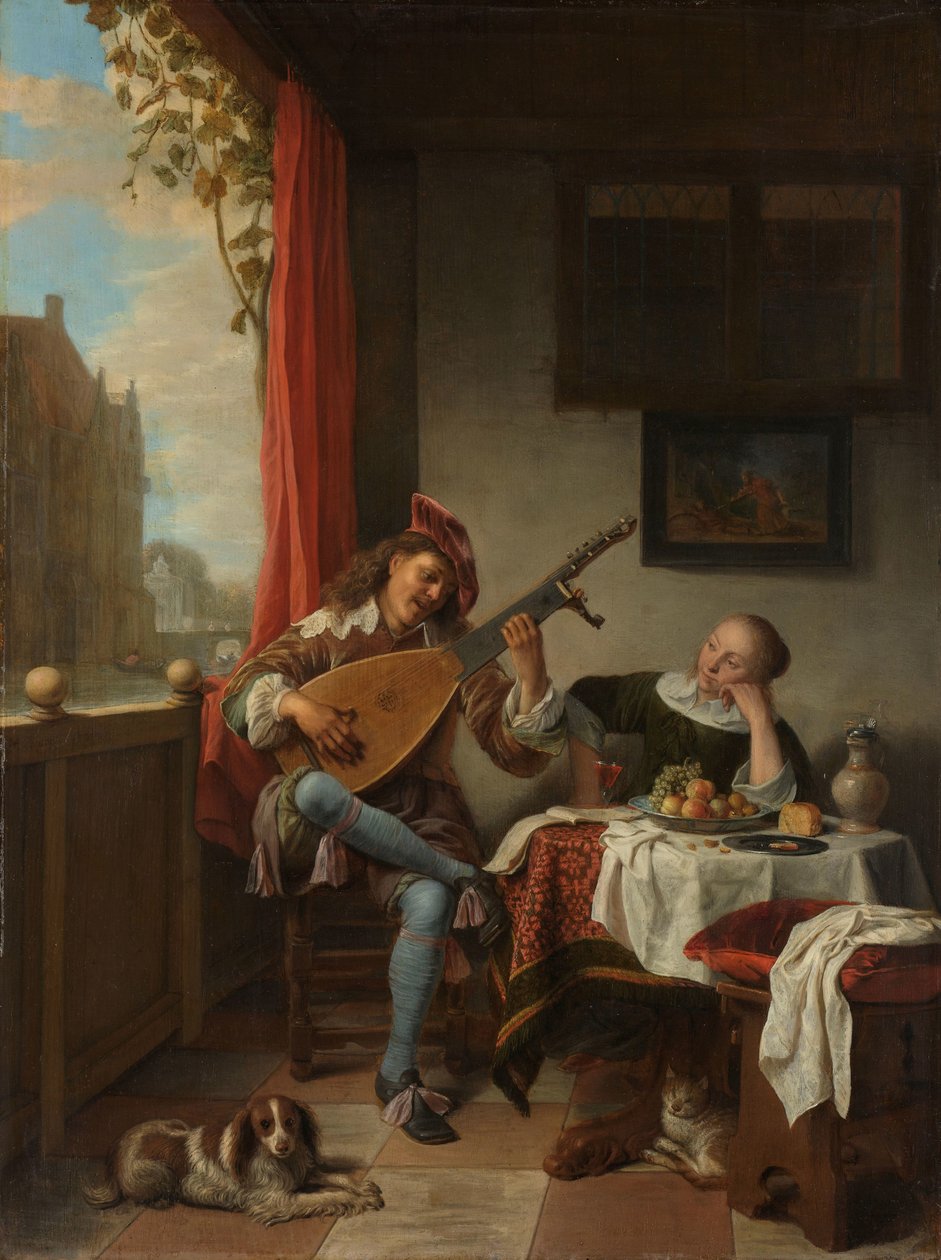 Der Lautenspieler von Hendrick Martensz. Sorgh