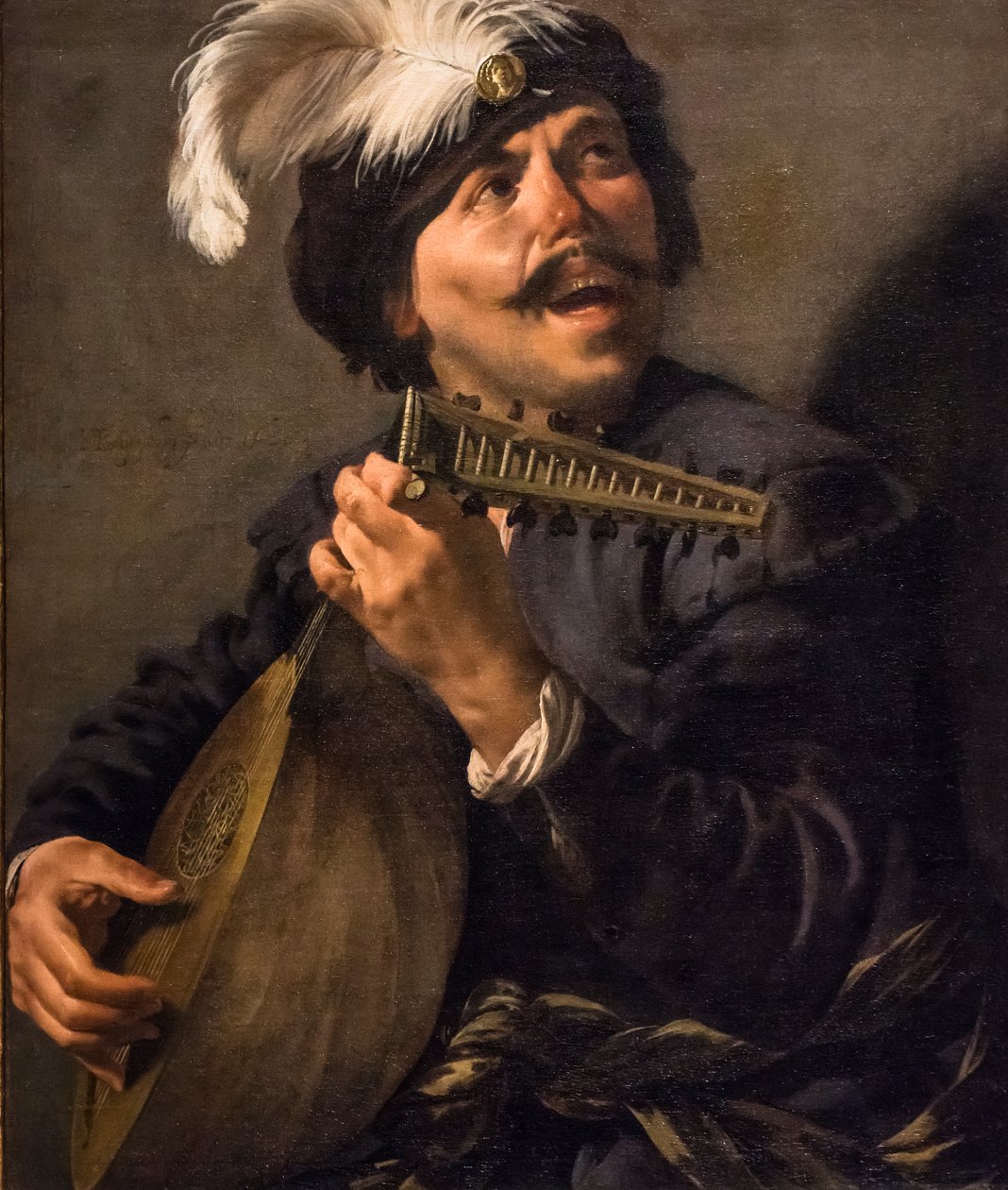 Lautenspieler singt, ca. 1626 von Hendrick Ter Brugghen