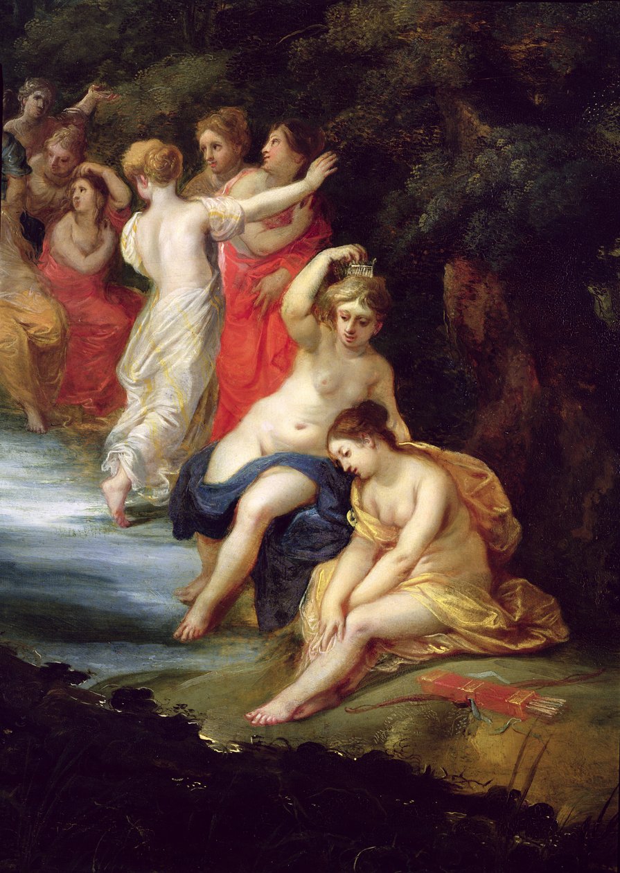 Diana und Acteon (Detail) von Hendrick van and Brueghel Balen