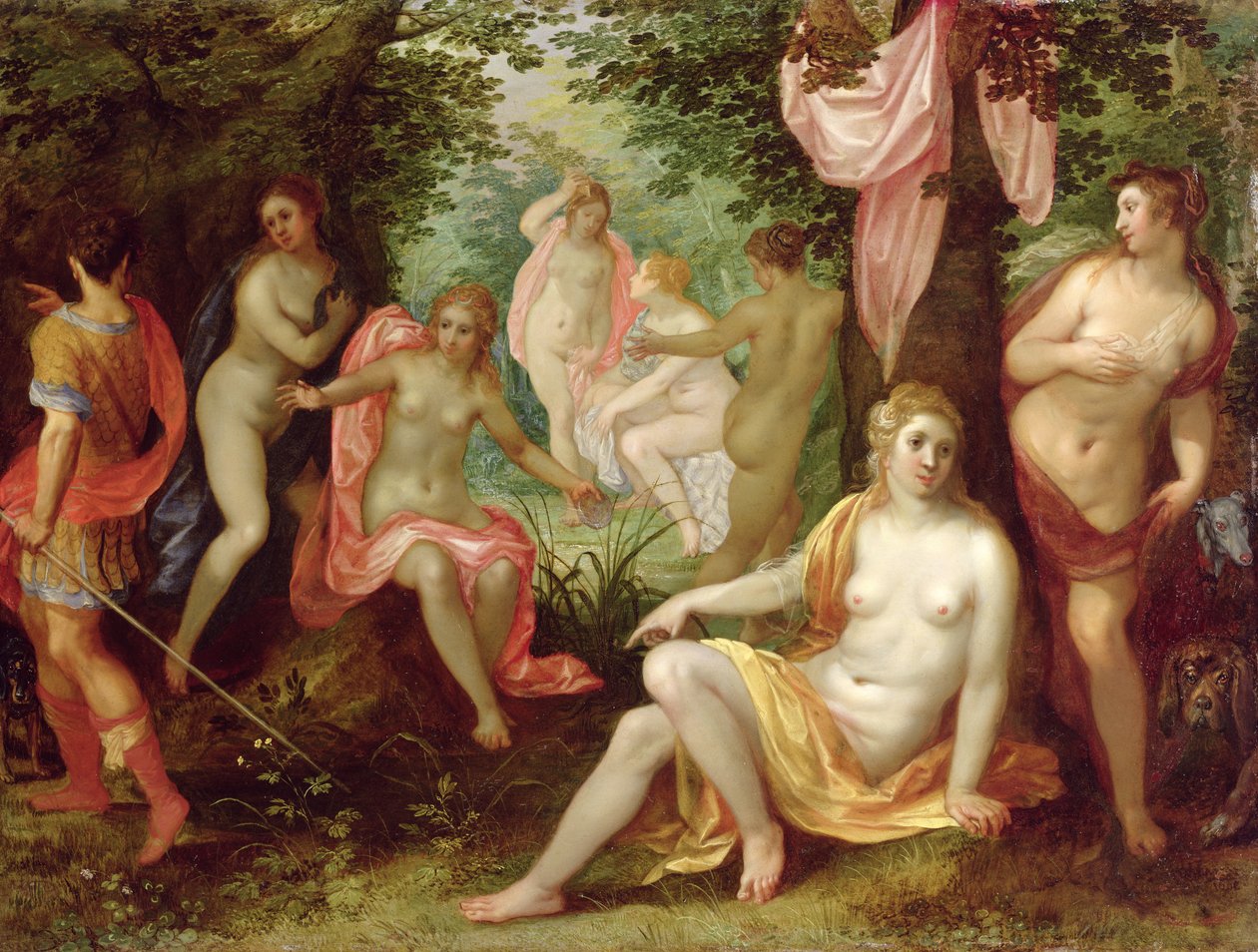 Diana und Aktäon von Hendrick van and Brueghel Balen