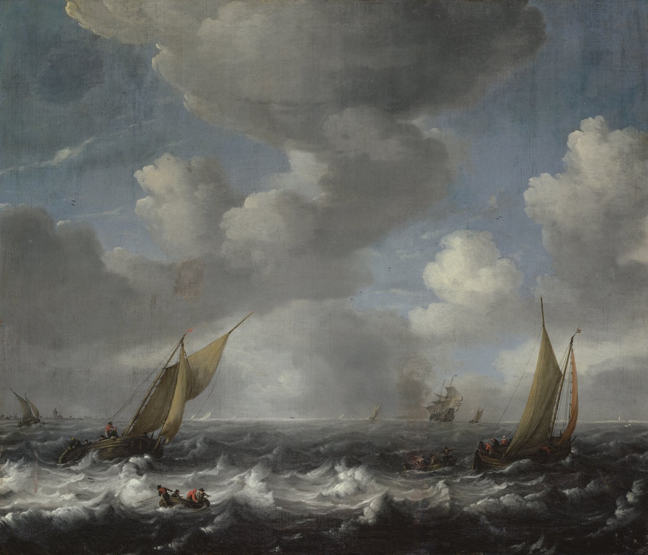 Meereslandschaft von Hendrick van de Sande Bakhuyzen