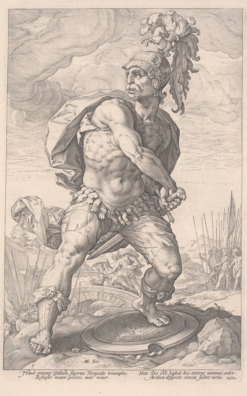 Titus Manlius Torquatus von Hendrik Goltzius