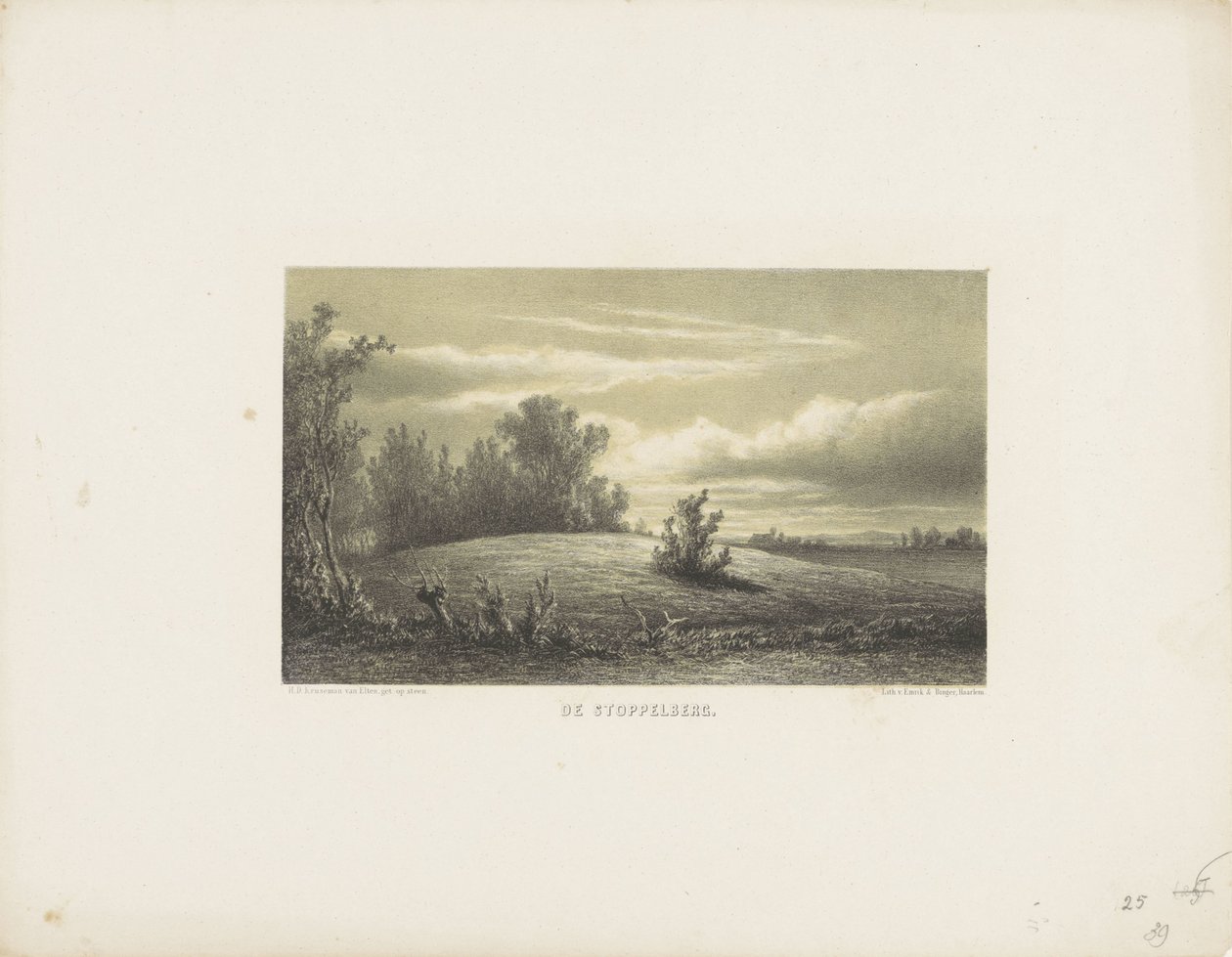 De Stoppelberg von Hendrik Dirk Kruseman van Elten