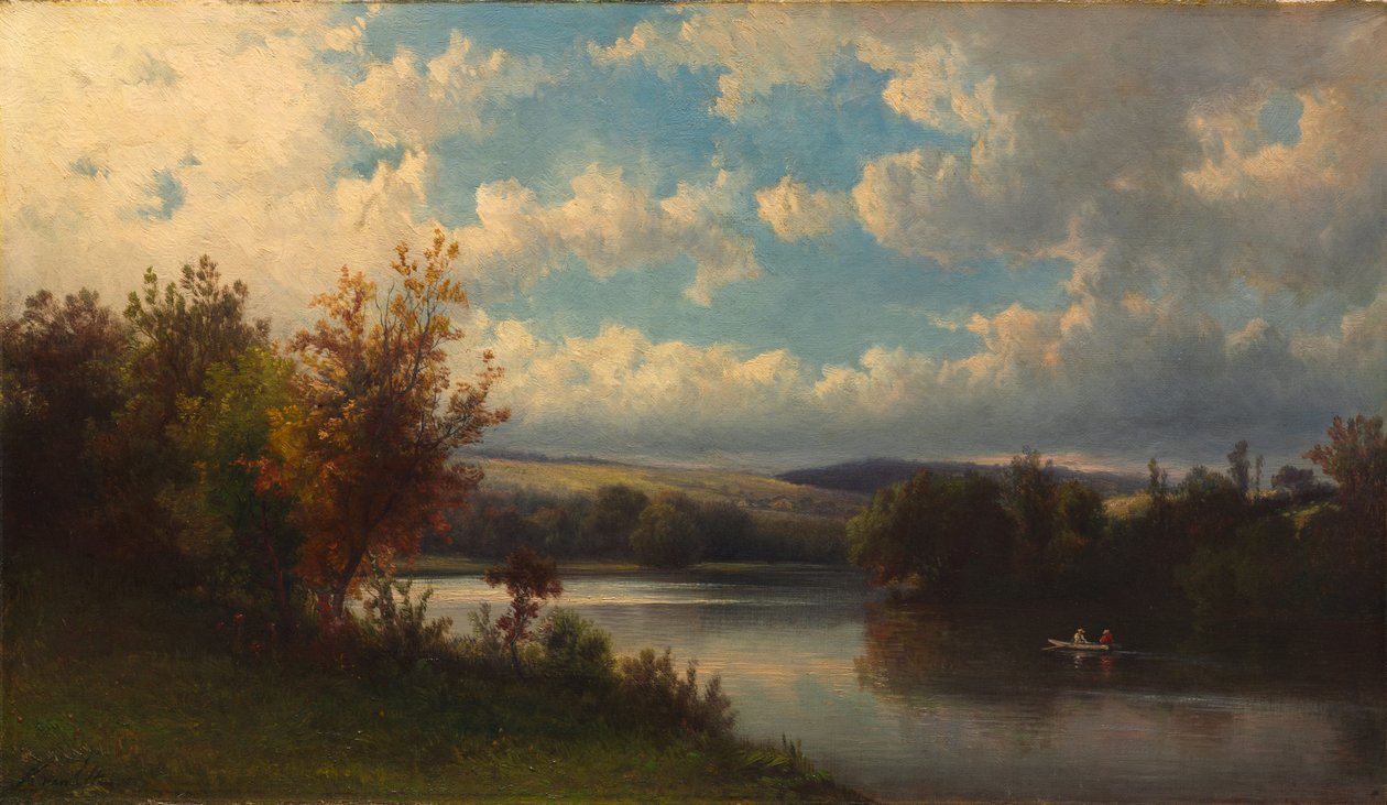 Landschaft bei Granby, Connecticut von Hendrik Dirk Kruseman van Elten