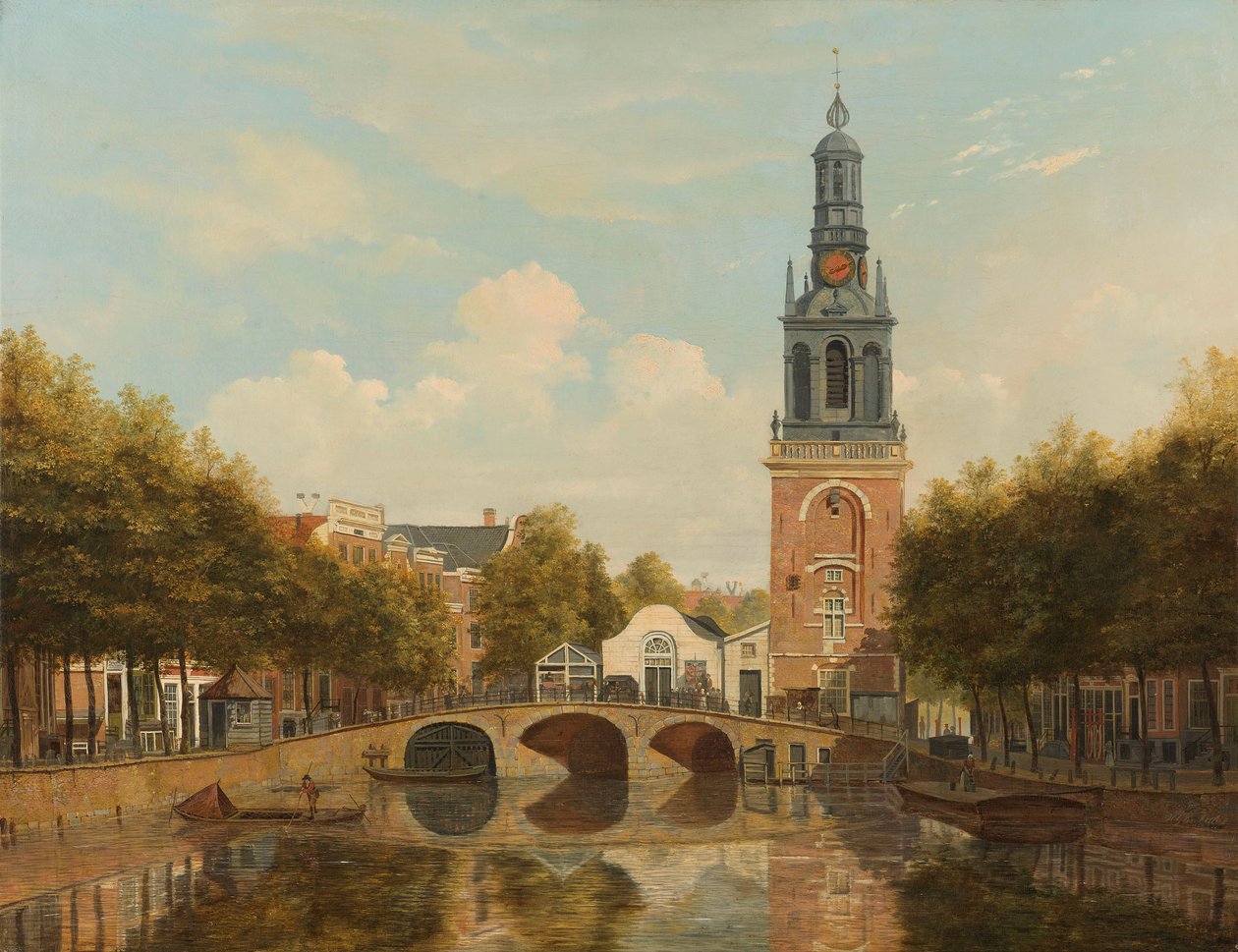 Die Torensluis und der Jan Roodenpoortstoren in Amsterdam von Hendrik Gerrit ten Cate