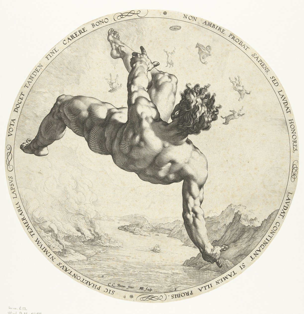 Phaethon, 1588 von Hendrik Goltzius