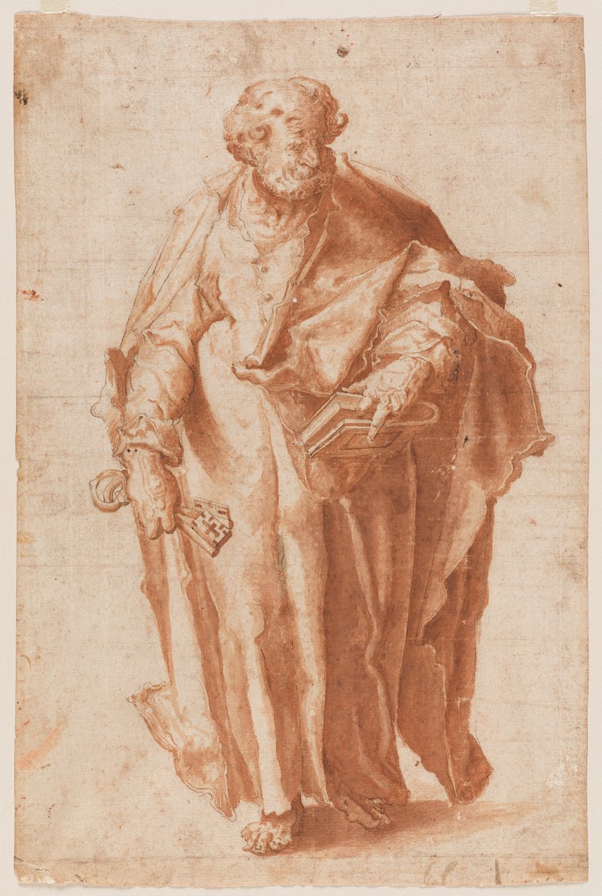Heiliger Petrus, vor 1589 von Hendrik Goltzius