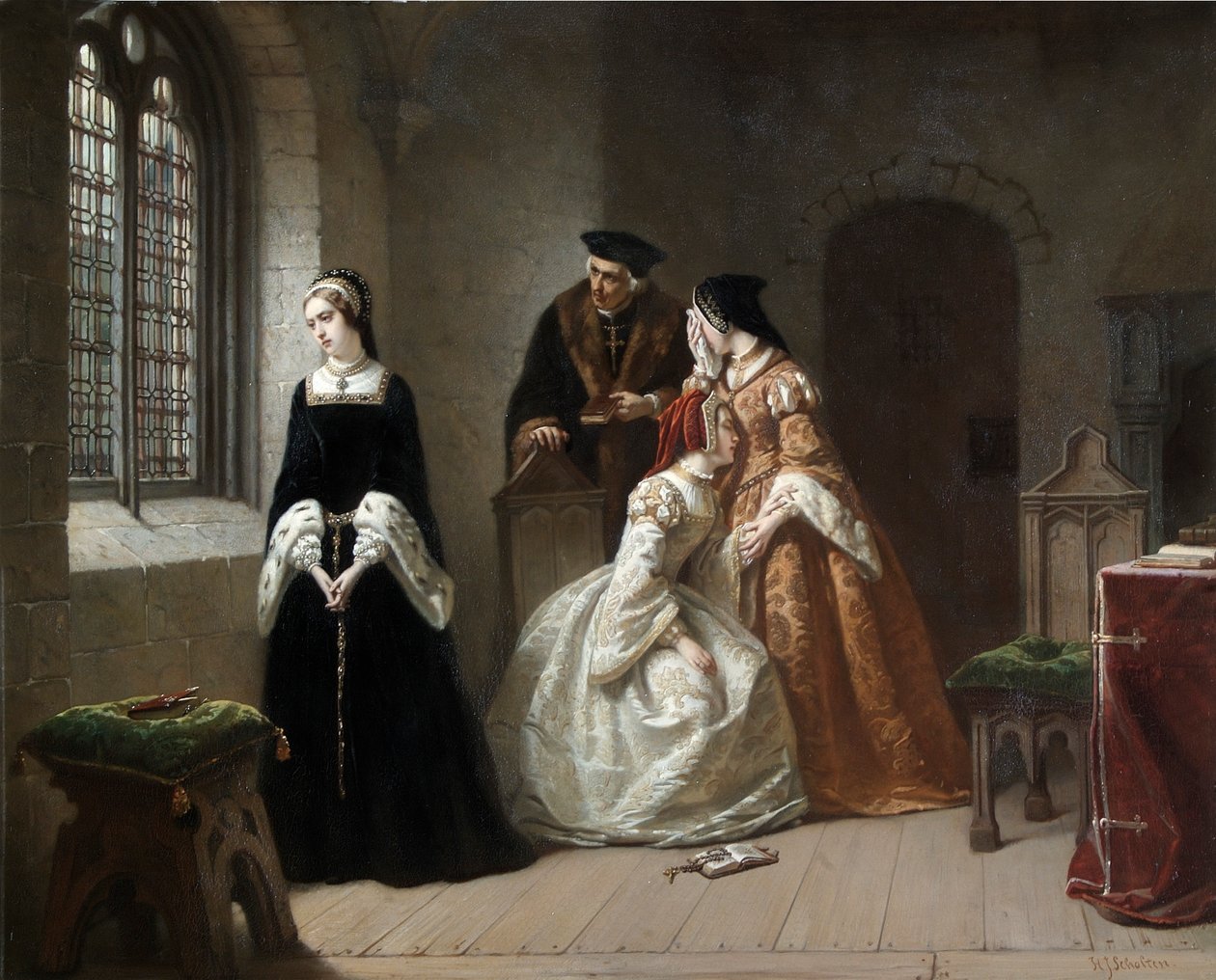 Lady Jane Grey, ca. 1845-1907 von Hendrik Jacobus Scholten