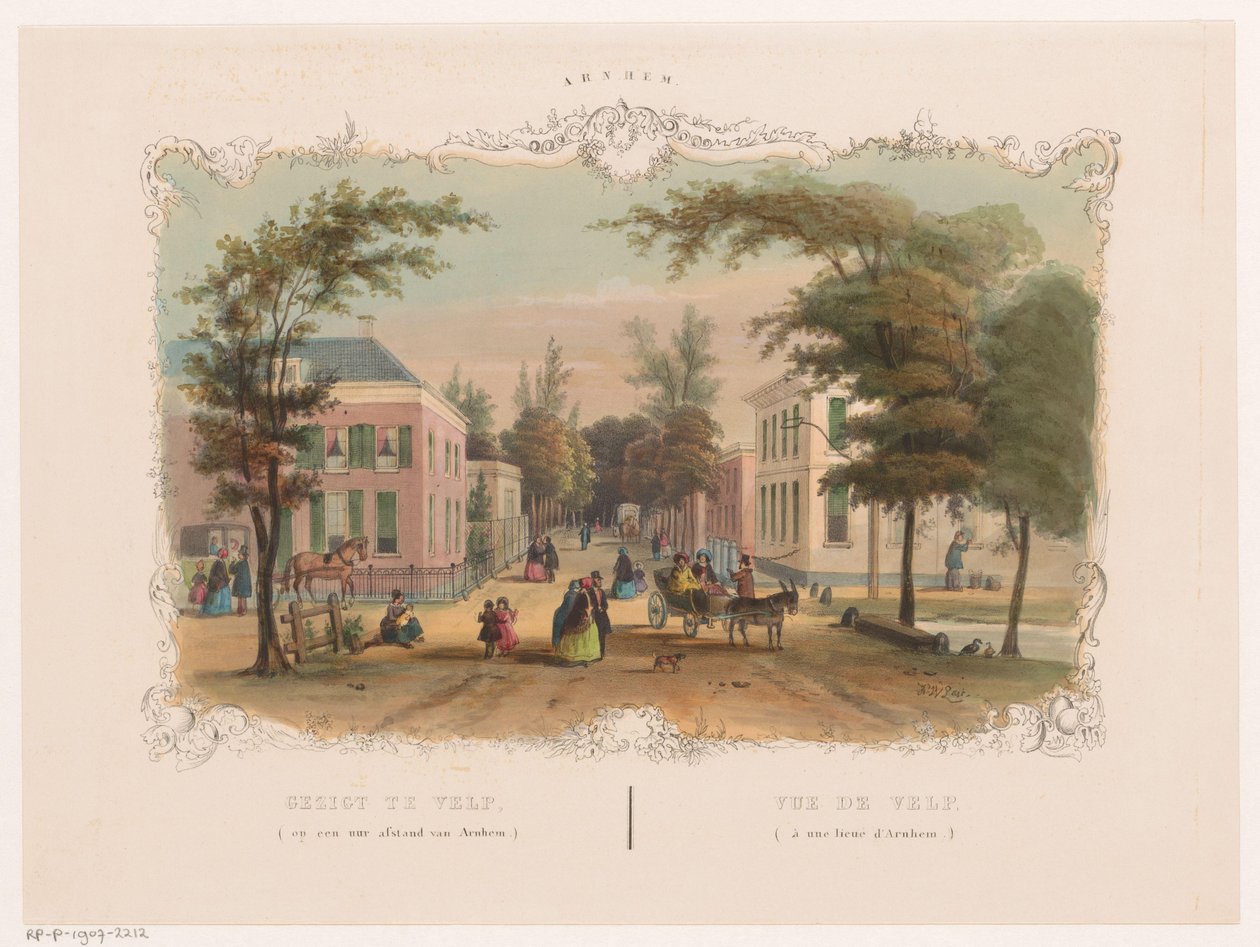 Straße in Velp bei Arnhem von Hendrik Wilhelmus Last
