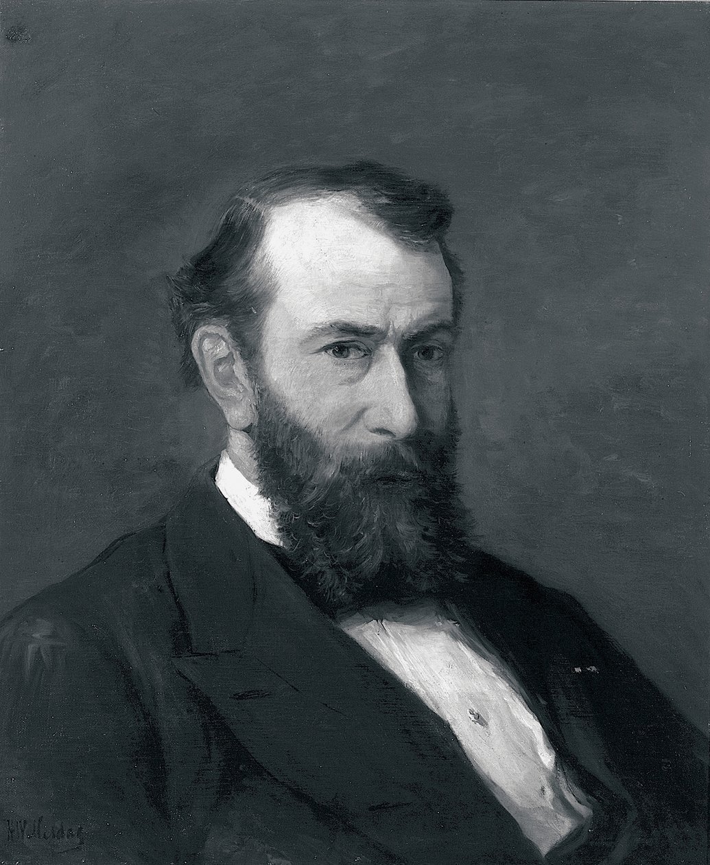 Porträt von Willem van Konijnenburg von Hendrik William Mesdag