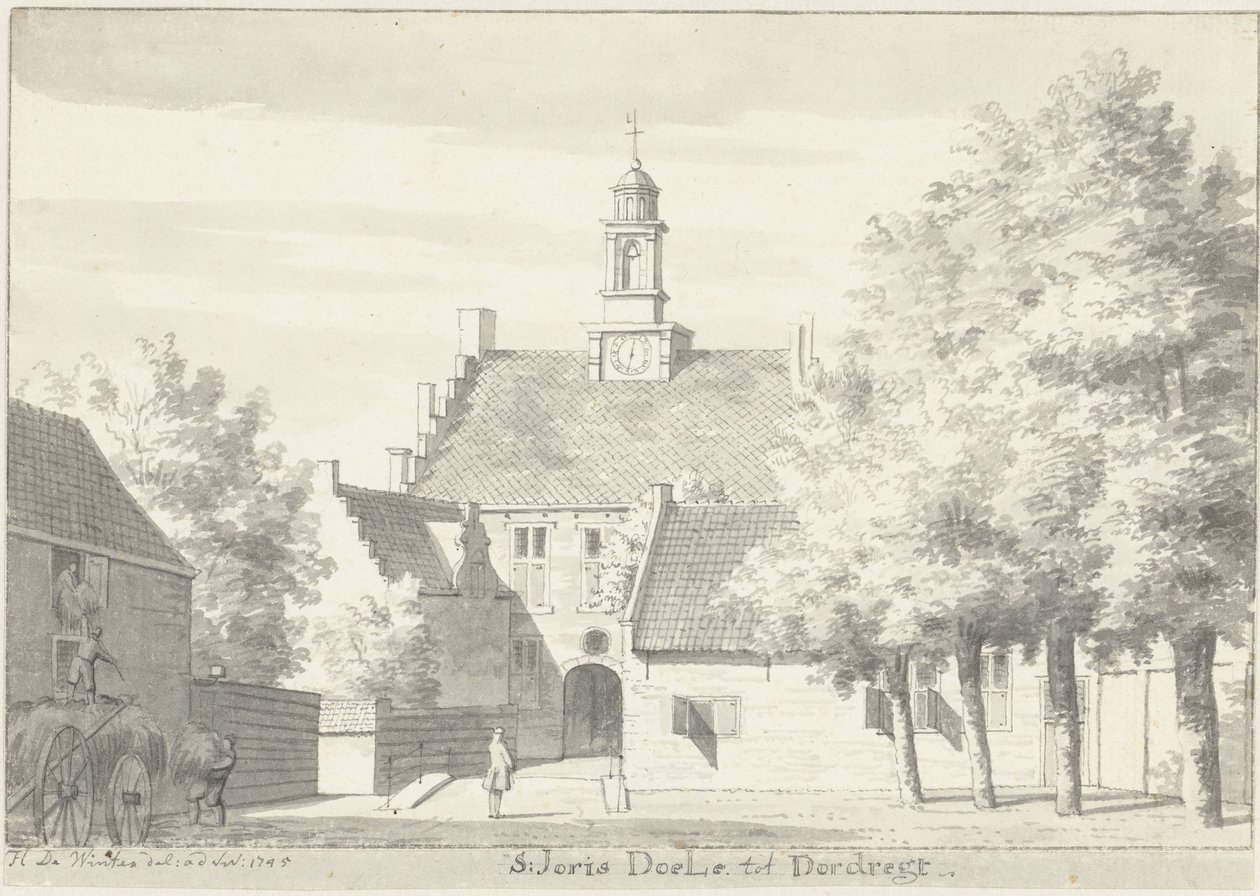 Die St. Jorisdoelen in Dordrecht von Hendrik de Winter