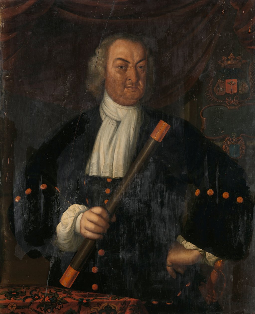 Porträt von Hendrik Swaardecroon, Generalgouverneur von Niederländisch-Indien von Hendrik van den Bosch