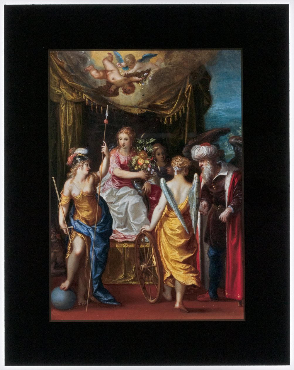 Minerva, Abundantia und Fortuna von Hendrik van the Elder Balen