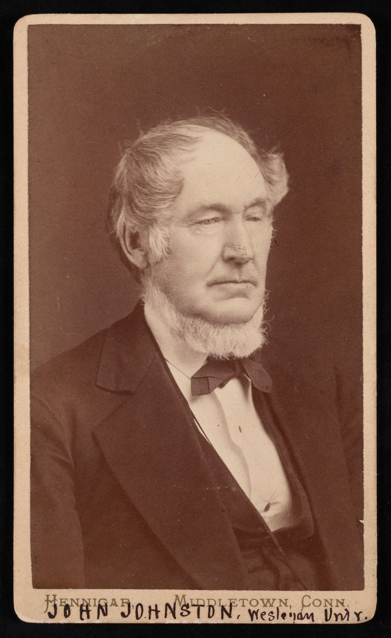 Porträt von John Johnston 1806-1879, vor 1876 von Hennigar Bros