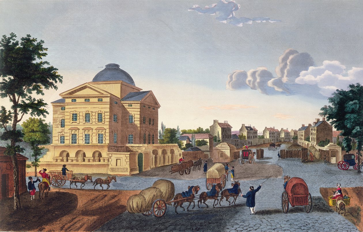 Barriere du Roule, ca. 1815-20 von Henri Courvoisier Voisin