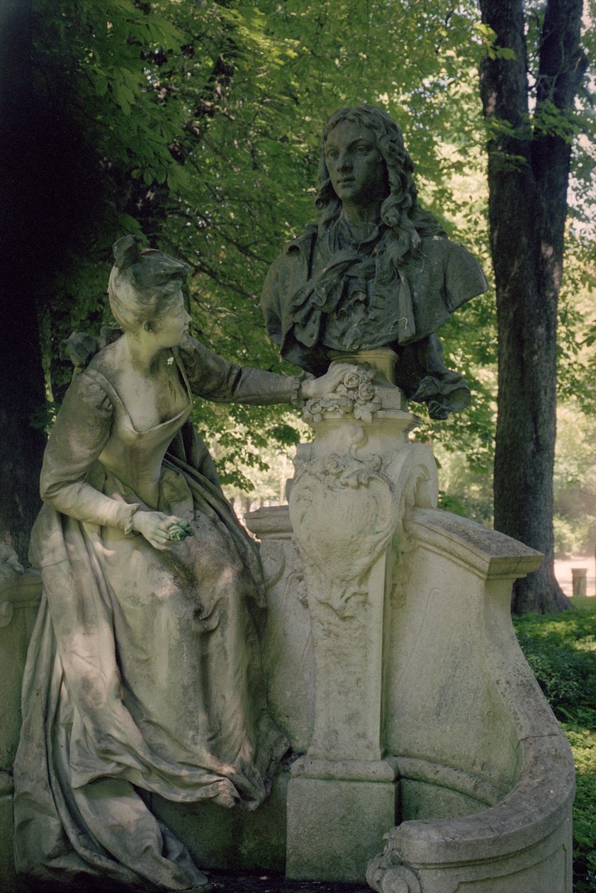 Denkmal für Jean Antoine Watteau, 1896 (1684-1721) von Henri Desire Gauquie