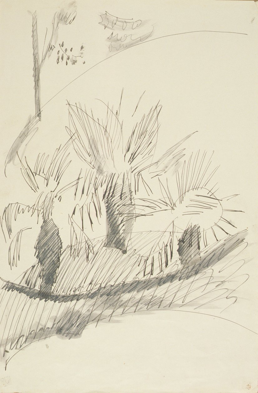 In den Kew Gardens, 1913 von Henri Gaudier Brzeska