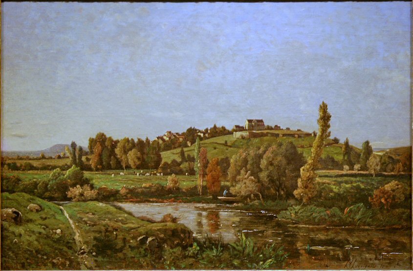 Landschaft in der Auvergne von Henri-Joseph Harpignies