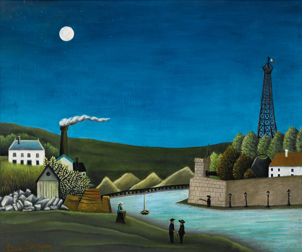 Die Seine bei Suresnes von Henri Rousseau