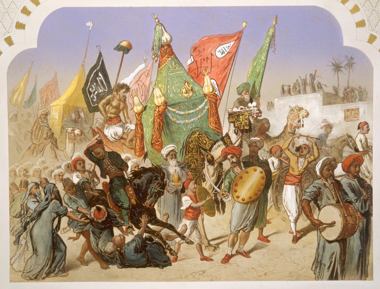 Die Rückkehr des Mahmal nach Kairo, 1860 von Henri de Montaut