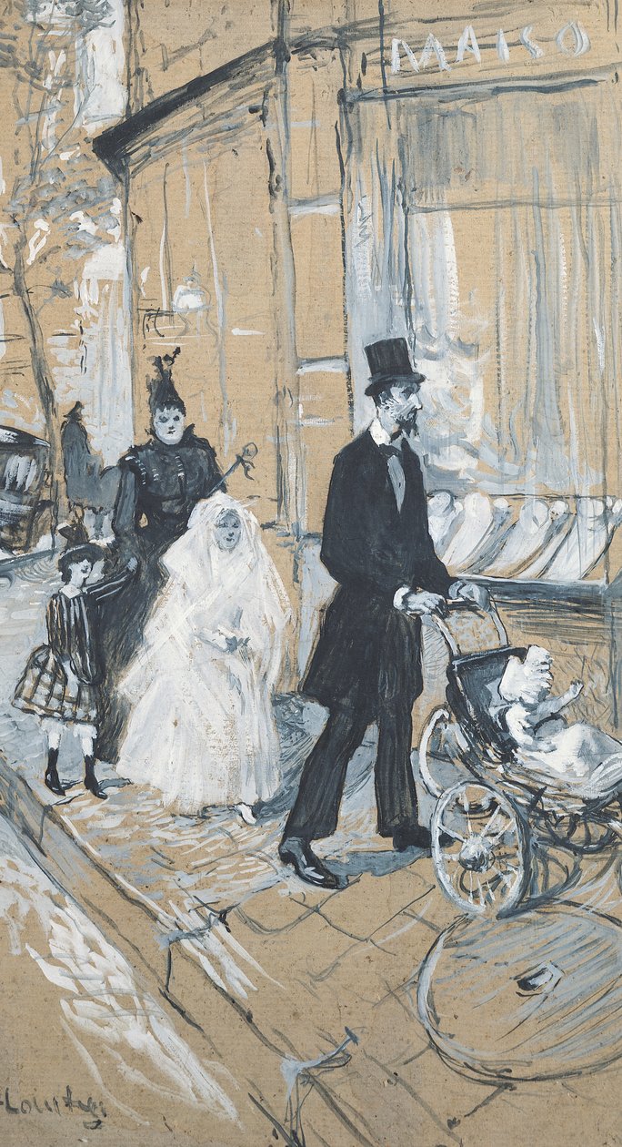 Erster Kommunionstag, 1888 von Henri de Toulouse Lautrec