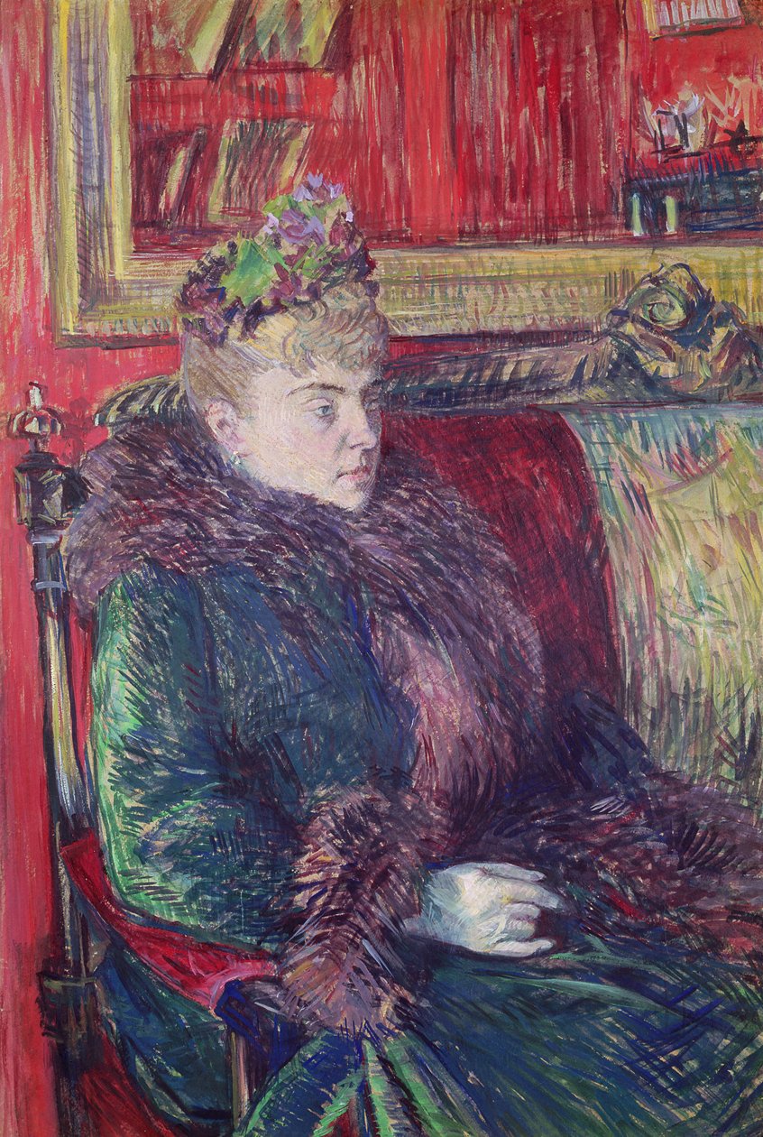 Madame de Gortzikoff, 1893 von Henri de Toulouse Lautrec