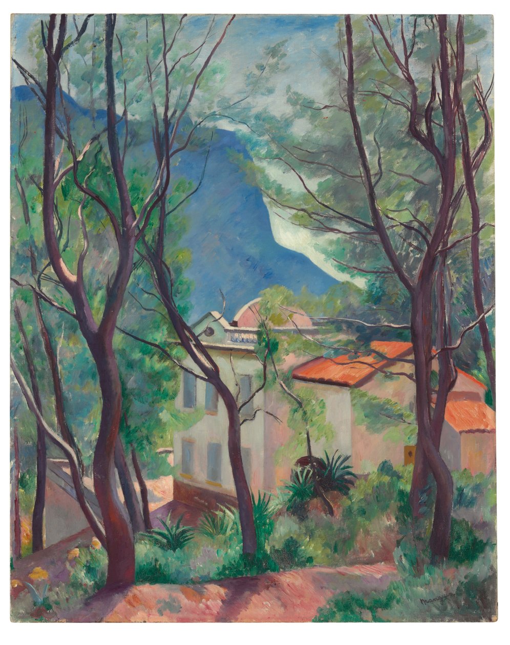 La Maison dans les Arbres, Villecroze von Henri Charles Manguin