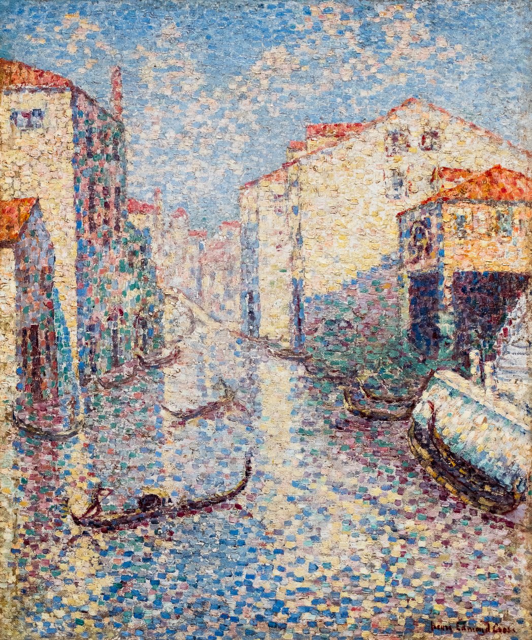 Ein Kanal in Venedig von Henri-Edmond Cross