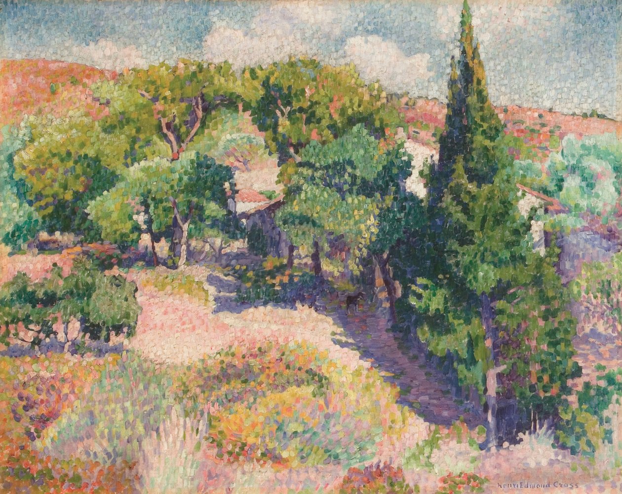 Zypresse von Henri-Edmond Cross