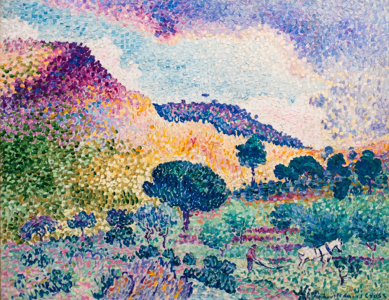 La chaîne des Maures von Henri-Edmond Cross