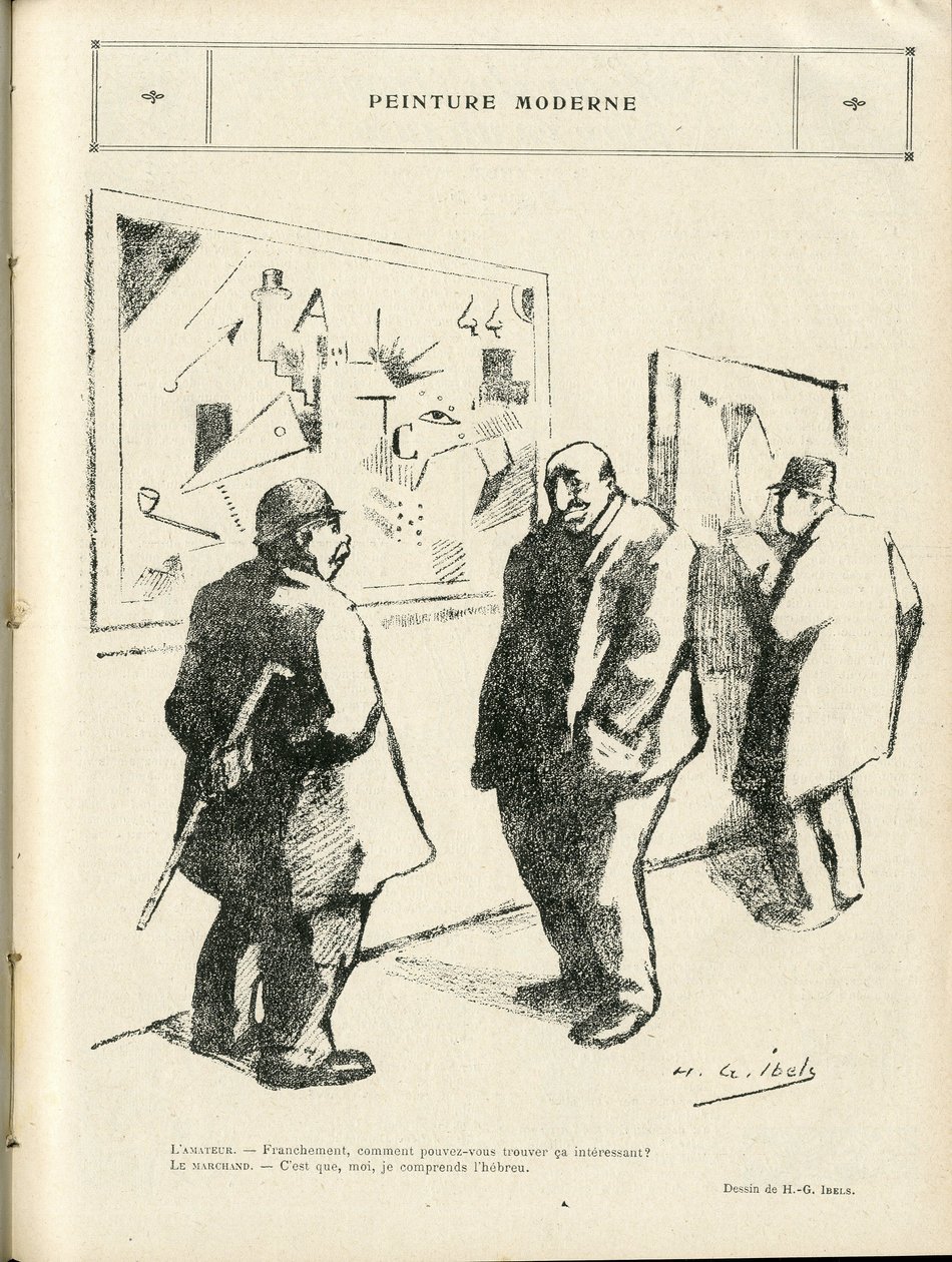Illustration von H. G. Ibels (1867-1936) in Le Rire, 04/02/22 - Moderne Malerei - Kunst, Antisemitismus, Avantgarde - Jüdisch von Henri Gabriel Ibels