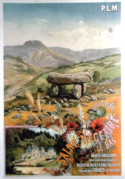 Plakatwerbung für Saint Nectaire le bas, Auvergne von Henri-Garnier Tanconville